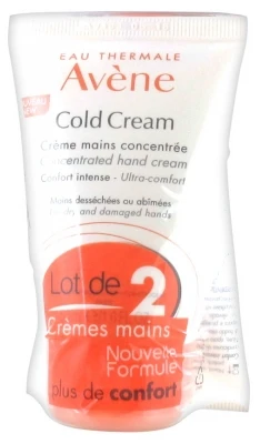 Avène Cold Cream Concentrated Hand Cream 2 X 50ml