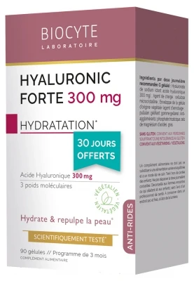 Biocyte Hyaluronic Forte 300mg Anti-Ageing 90 Capsules 1 Biocyte Hyaluronic Forte 300mg Anti-Ageing 90 Capsules