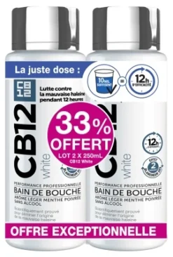 CB12 White Mouth Wash 2 X 250ml