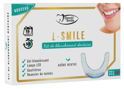 Denti Smile L-Smile Mint Flavoured Tooth Whitening Kit 1 Denti Smile L-Smile Mint Flavoured Tooth Whitening Kit