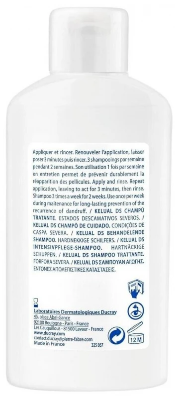 Ducray Kelual DS Treatment Shampoo Severe Dandruff Conditions 100ml 2 Ducray Kelual DS Treatment Shampoo Severe Dandruff Conditions 100ml - Image 2