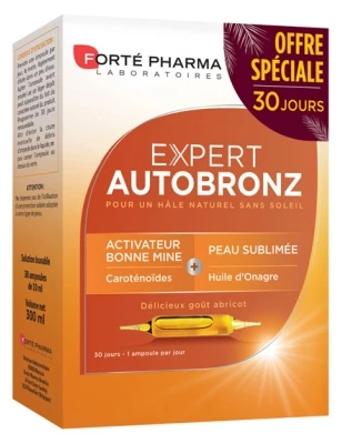 Forté Pharma Expert AutoBronz 30 Phials 1 Forté Pharma Expert AutoBronz 30 Phials