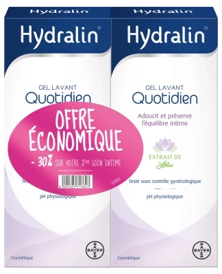 Hydralin Daily Cleansing Gel 2 X 400ml 30% Off 1 Hydralin Daily Cleansing Gel 2 X 400ml 30% Off
