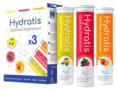 Hydratis Hydration Solution Set Of 3 Tubes Of 20 Effervescent Tablets 1 Hydratis Hydration Solution Set Of 3 Tubes Of 20 Effervescent Tablets