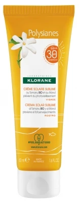 Klorane Polysianes Sublime Sunscreen With Organic Tamanu And Monoi SPF30 50ml
