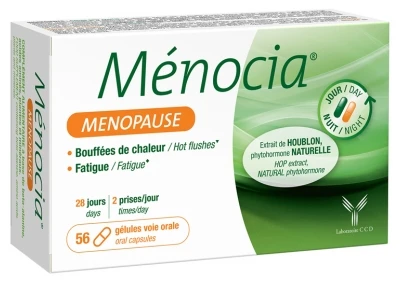 Laboratoire CCD Ménocia Menopause 56 Capsules 1 Laboratoire CCD Ménocia Menopause 56 Capsules