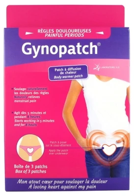 Laboratoire X.O Gynopatch Painful Menstruation 3 Patches 1 Laboratoire X.O Gynopatch Painful Menstruation 3 Patches