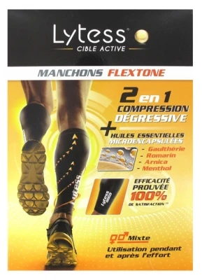 Lytess Cible Active Flextone Sleeves Black 1 Lytess Cible Active Flextone Sleeves Black