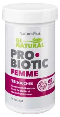 Natures Plus Gi Natural Probiotic Women 30 Capsules