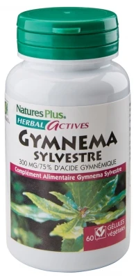 Natures Plus Herbal Actives Gymnema Sylvestre 60 Vegetable Capsules