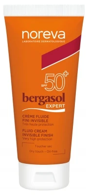 Noreva Bergasol Expert Fluid Cream Invisible Finish SPF50+ 50ml