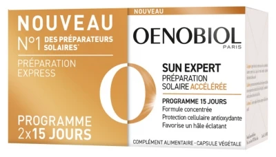 Oenobiol Sun Expert Accelerated Solar Preparation 2 X 15 Capsules 1 Oenobiol Sun Expert Accelerated Solar Preparation 2 X 15 Capsules