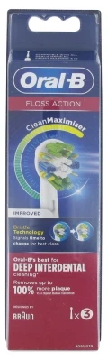 Oral B Oral-B Floss Action Clean Maximiser 3 Brushes