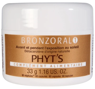 Phyt's Phyt'Solaire Bronzoral 1 80 Capsules 1 Phyt's Phyt'Solaire Bronzoral 1 80 Capsules