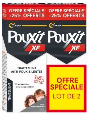 Pouxit XF Anti-Lice & Nits Treatment 2 X 250ml 1 Pouxit XF Anti-Lice & Nits Treatment 2 X 250ml