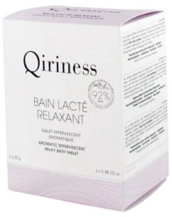 Qiriness Bain Lacté Relaxant Effervescent Aromatic Bath Tablet 6 Tablets