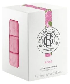 Roger & Gallet Rose 3 Wellbeing Soaps Of 100g
