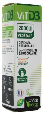 Santé Verte Vit D3 2000UI Vegetable 20ml