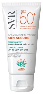 SVR Sun Secure Écran Minéral Teinté SPF50+ Dry To Very Dry Skins 60g