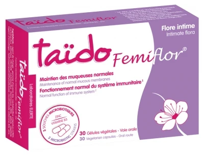 Taïdo Femiflor 30 Vegetable Capsules 1 Taïdo Femiflor 30 Vegetable Capsules