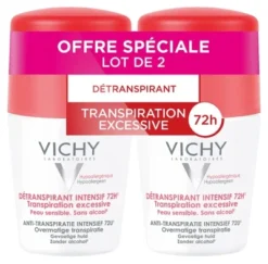 Vichy Intensive Antiperspirant 72H Excessive Perspiration 2 X 50ml