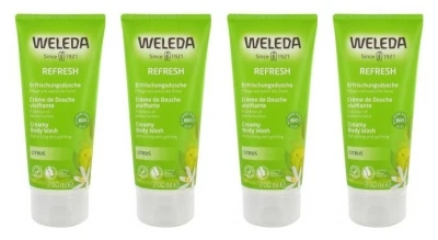 Weleda Citrus Creamy Body Wash 4 X 200ml 1 Weleda Citrus Creamy Body Wash 4 X 200ml