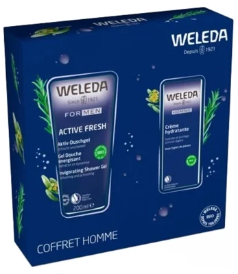 Weleda Men Energizing Shower Gel 200ml + Men Moisturising Cream 200ml 1 Weleda Men Energizing Shower Gel 200ml + Men Moisturising Cream 200ml